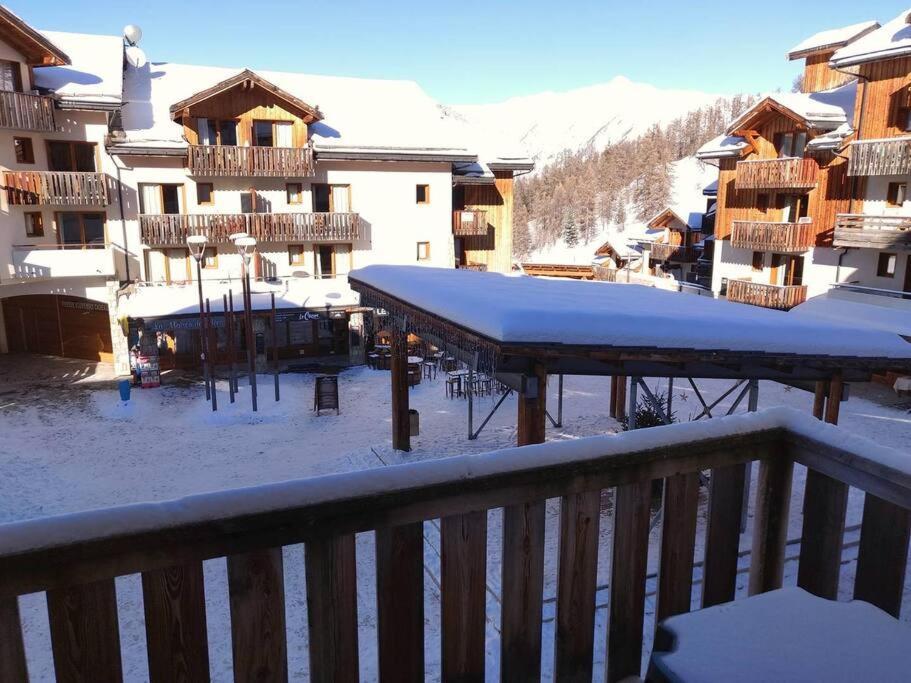 T2 + Coin Montagne - Wifi/Piscine - Les Orres 1800 Apartment Exterior foto