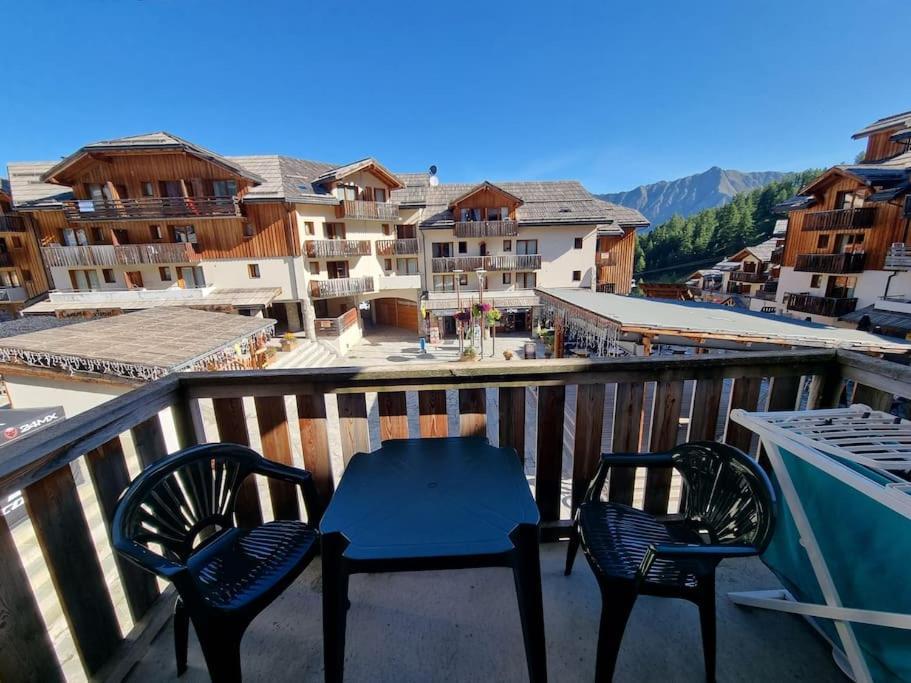 T2 + Coin Montagne - Wifi/Piscine - Les Orres 1800 Apartment Exterior foto