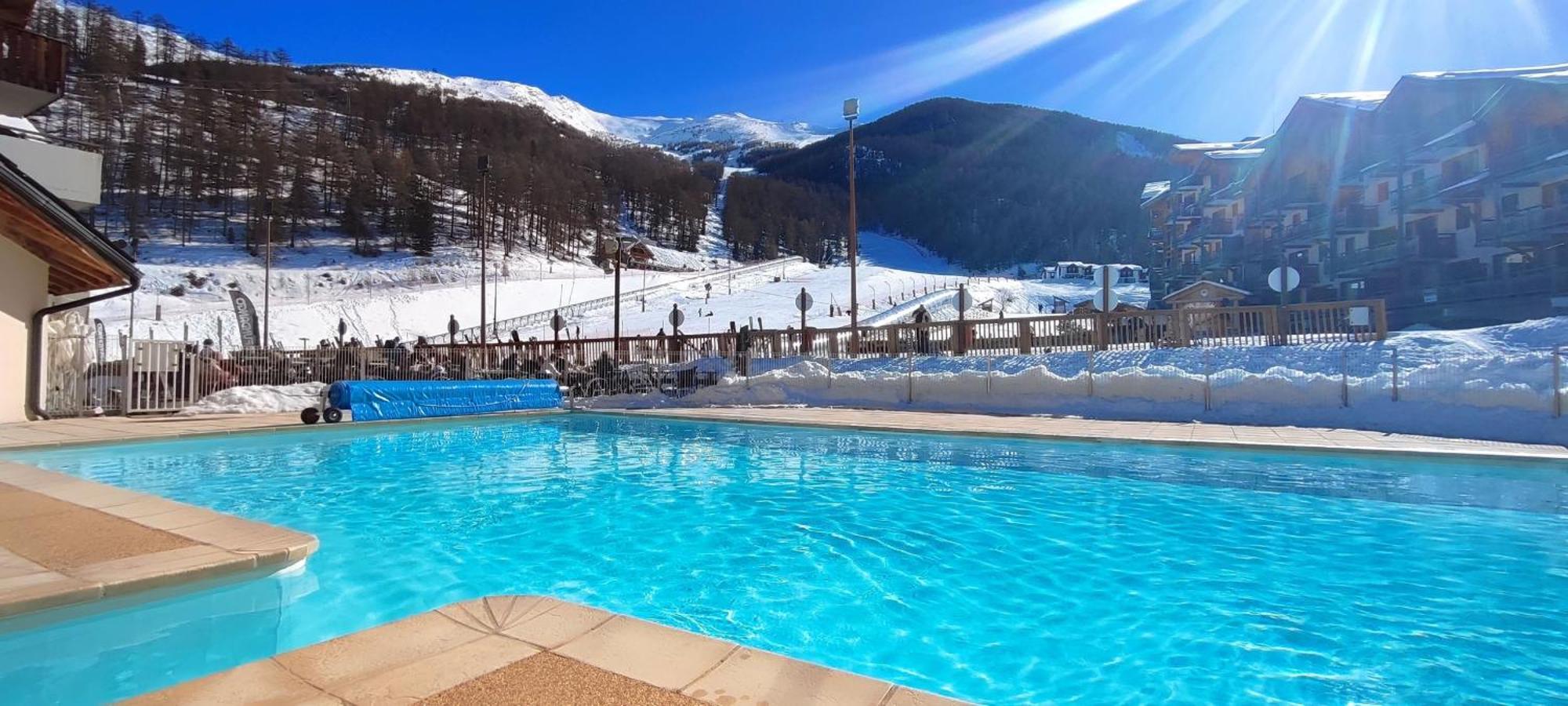 T2 + Coin Montagne - Wifi/Piscine - Les Orres 1800 Apartment Exterior foto